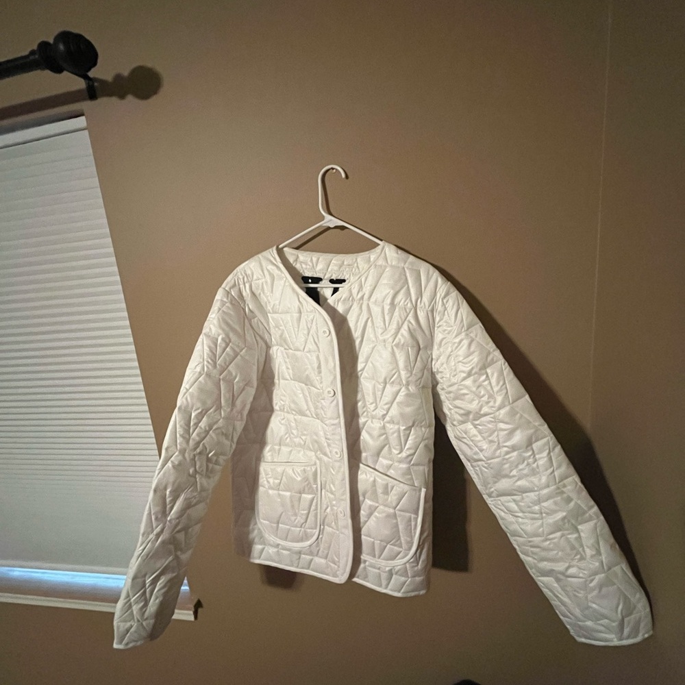 VLONE White Quilted Puffer
